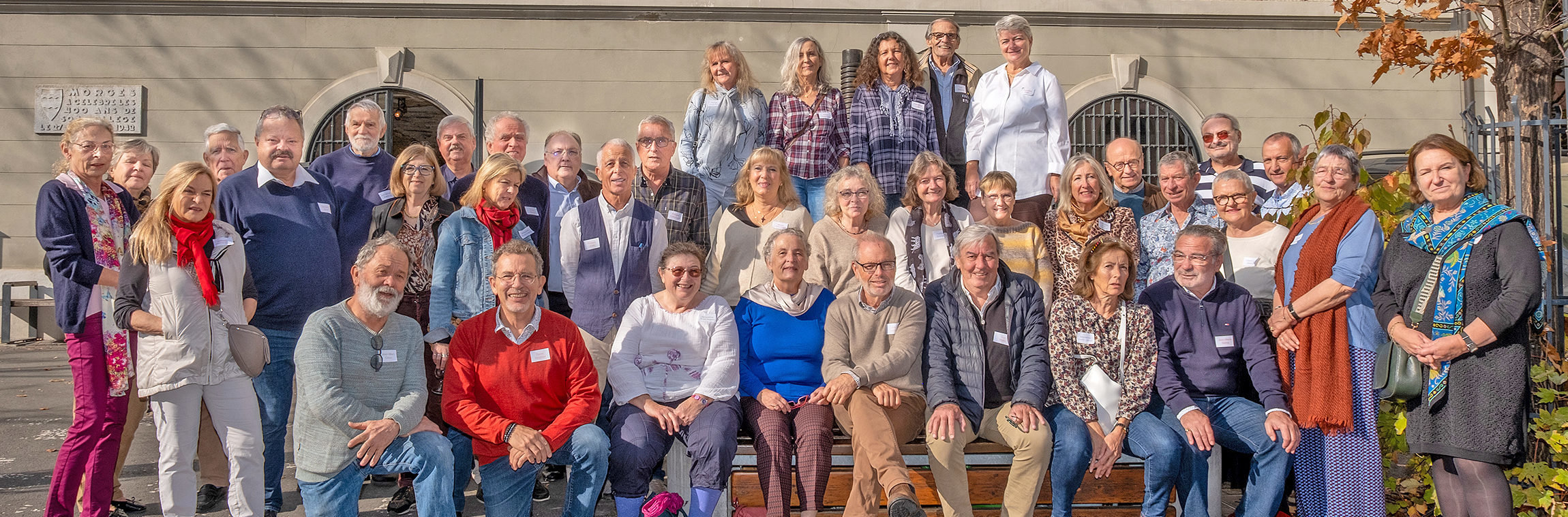 Les anciens élèves de retour dans leur collège de Couvaloup