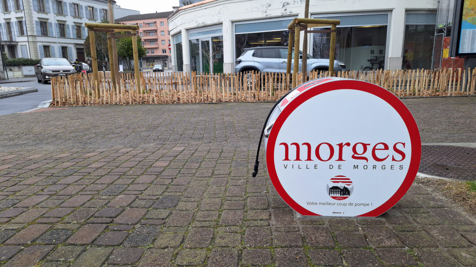 Mobilité douce: Morges s'offre de nouvelles pompes (à vélo)