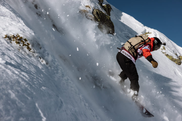 Snowboard: premier podium pour Benamo