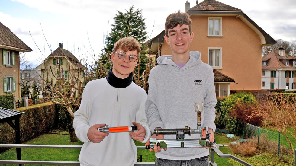 Leur moteur de fusée en finale suisse