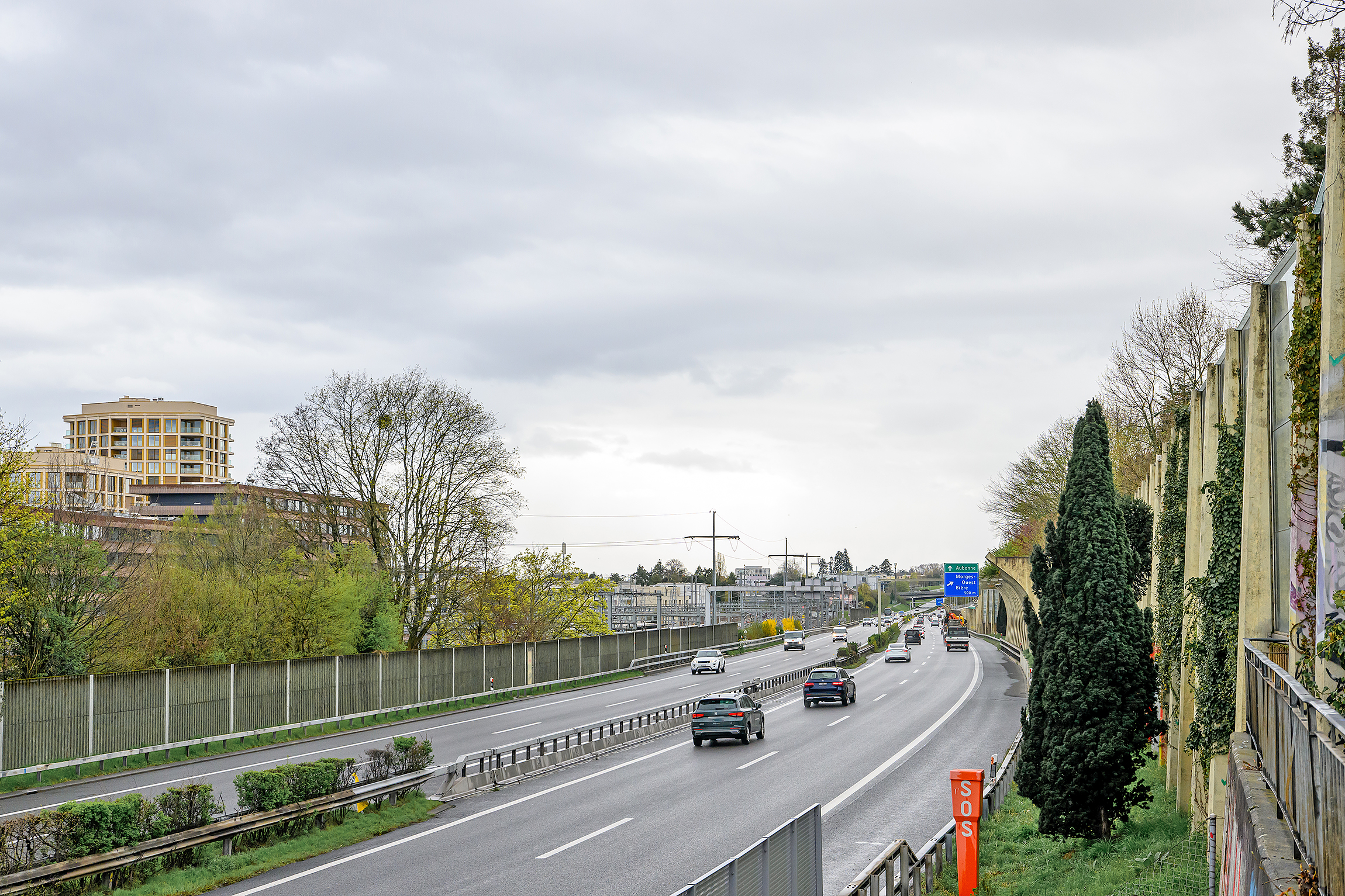 Bruit de l’autoroute: Morges lancera une étude indépendante