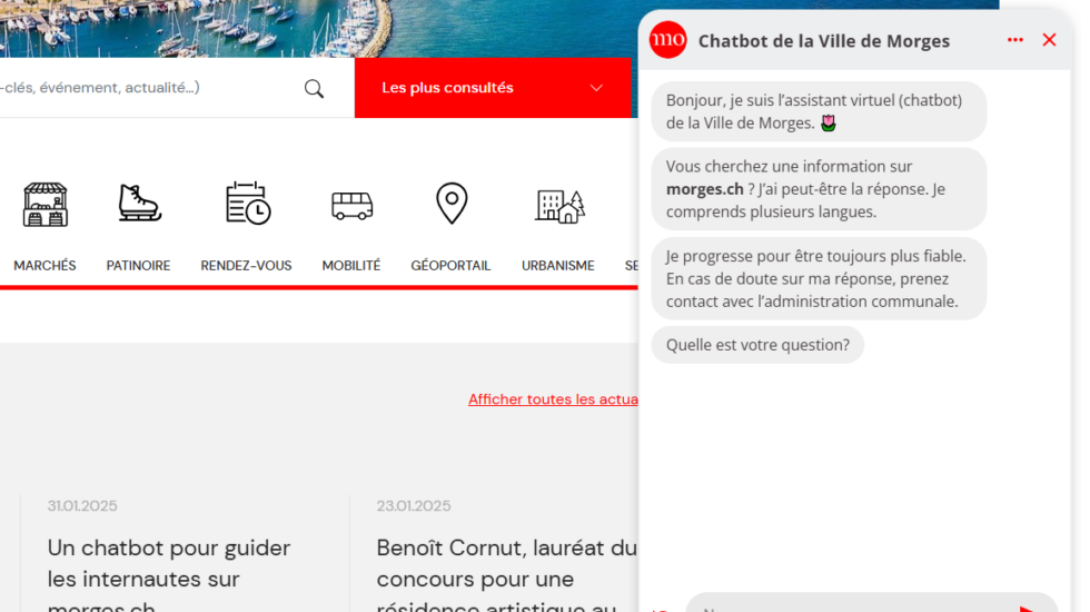 Un robot pour vous renseigner sur la Ville