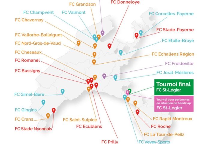 Seul Gimel-Bière accueillait un tournoi Graines de foot cette année dans le district.