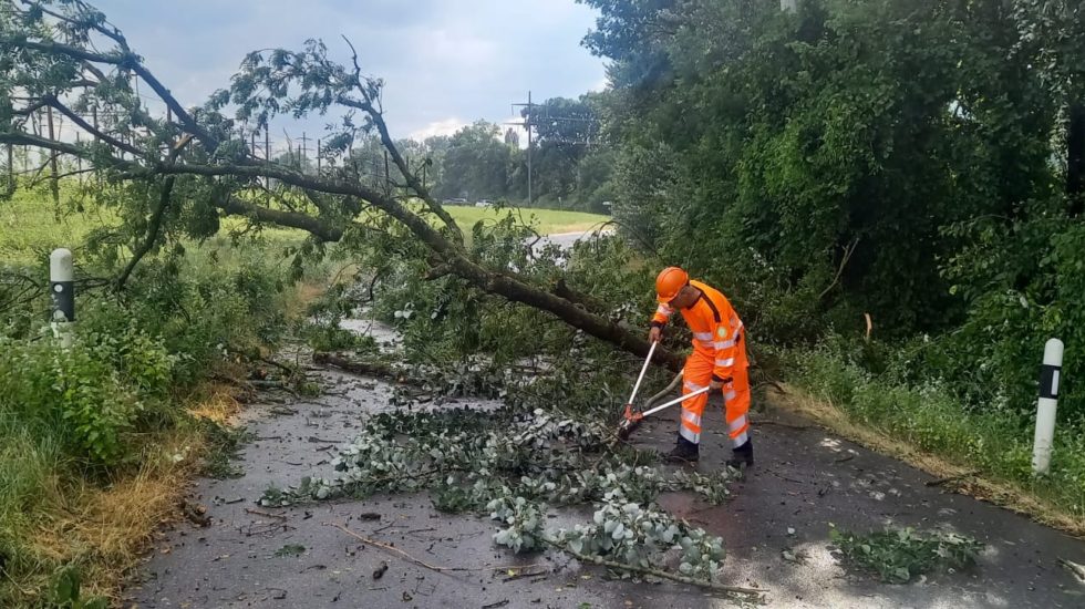 L'orage de lundi soir a touché une dizaine de communes