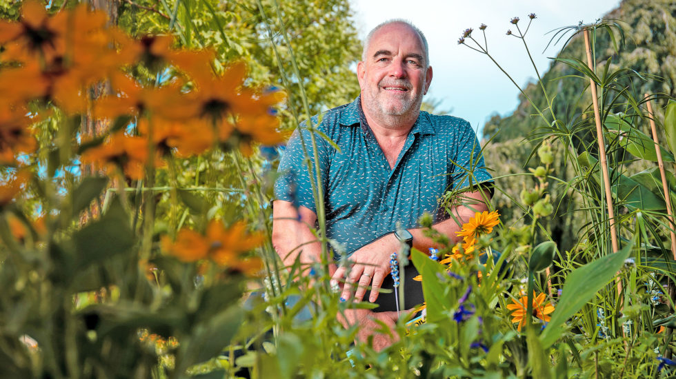 Il aime également cultiver son jardin
