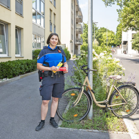 La police redonne vie aux vieux vélos