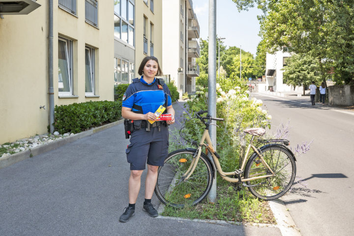 La police redonne vie aux vieux vélos