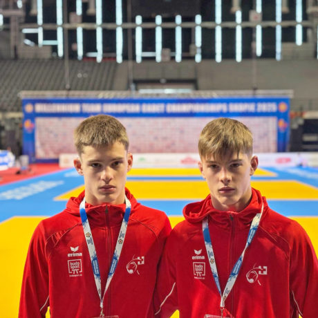 Silvano et Timeo Cori en jeunes olympiens