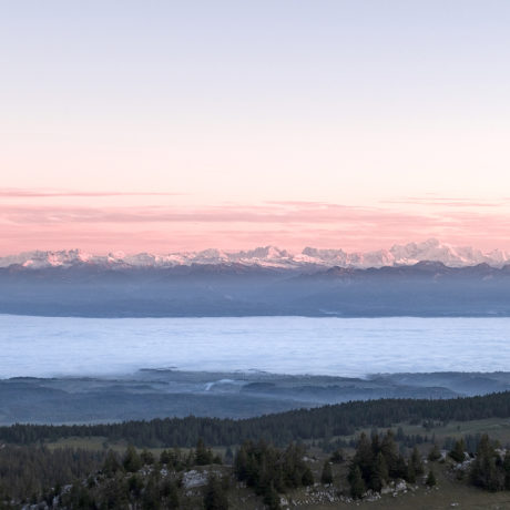 Ça ira mieux demain… Un drapeau suisse sur le Mont-Blanc?