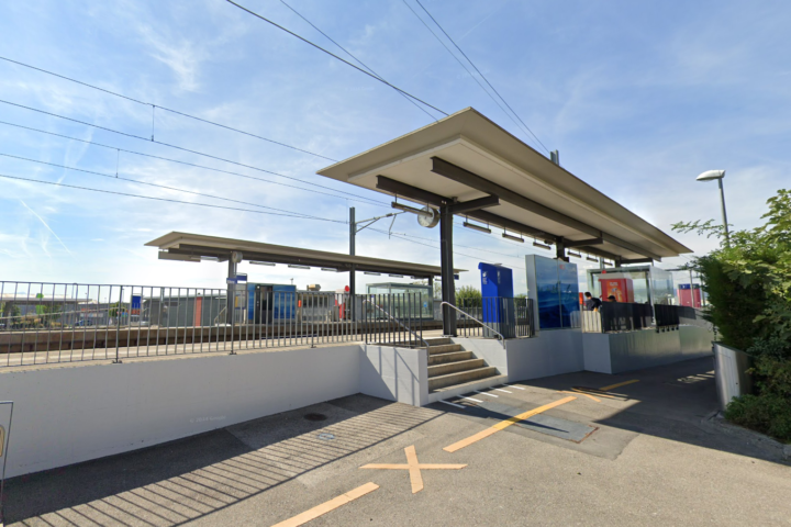 La gare d'Etoy. Photo: Google Street View