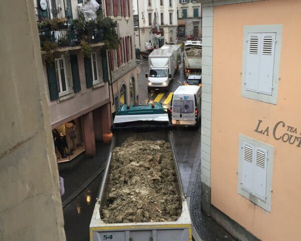 Aubonne veut interdire les poids lourds dans son bourg