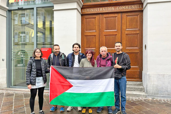 À Morges, un millier de signatures pour Gaza