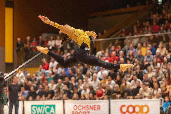 Champions et championnes de la gym réunis à Morges