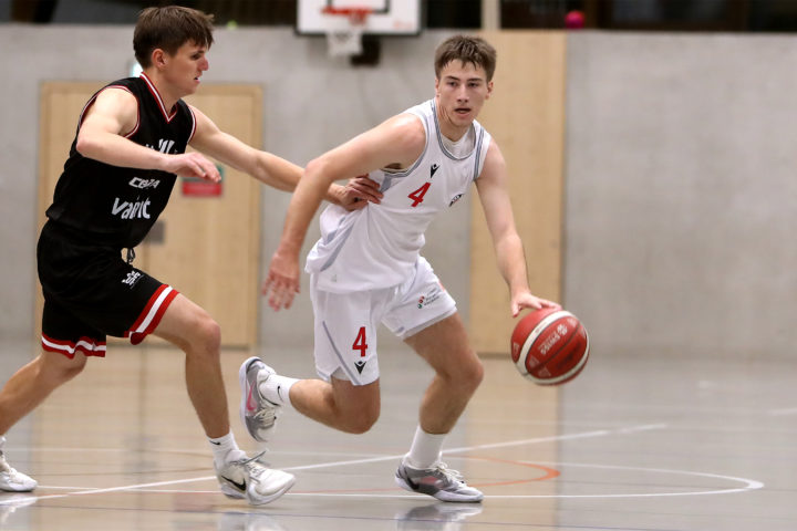 Le capitaine Erwan Margot a planté 18 points contre CNBS samedi, mais c'est bien toute l'équipe des Red Devils qui performe en grand braquet. Photo: Moesching.
