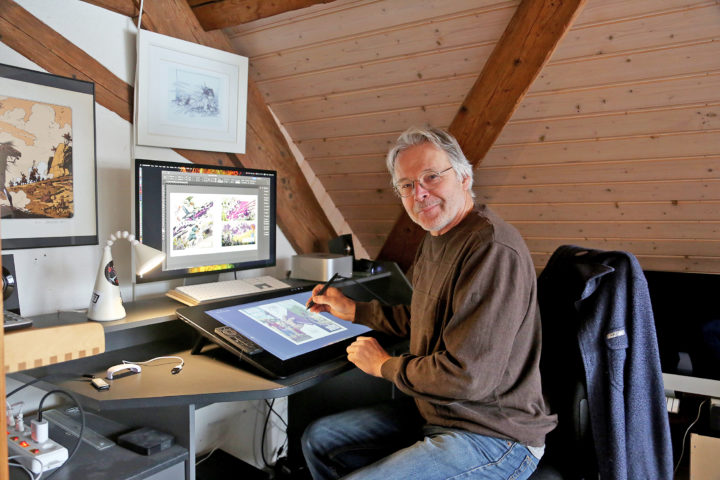 Yves Schaefer se rêve dans la bande dessinée