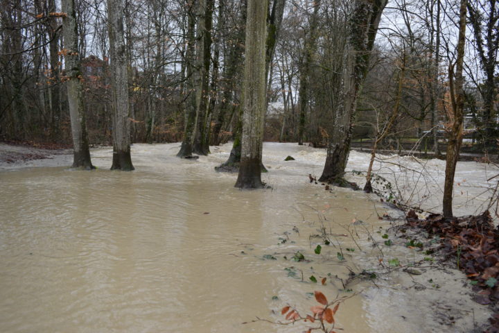 Après les fortes pluies, la Morges a débordé par endroits