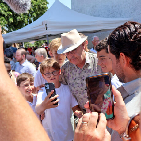 Aubonne en fête pour la visite du Conseil fédéral