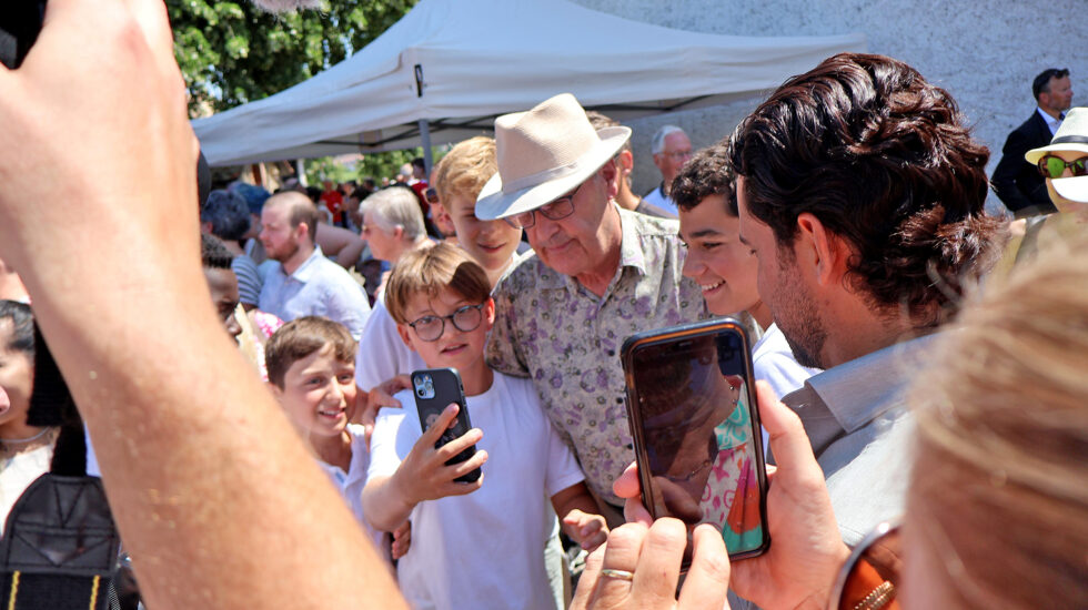 Aubonne en fête pour la visite du Conseil fédéral