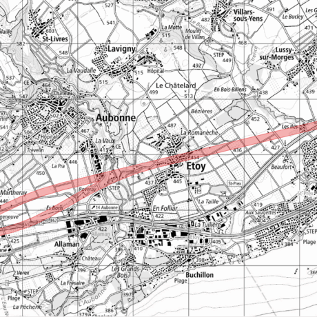 Le Canton dévoile un premier tracé du tunnel ferroviaire Morges-Perroy