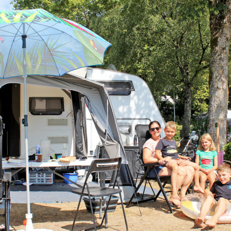 Au camping de Morges, on cherche la fraîcheur