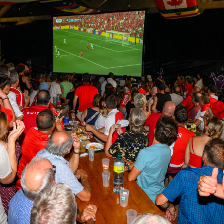 Revivez le match de la Suisse depuis les fan zones du district