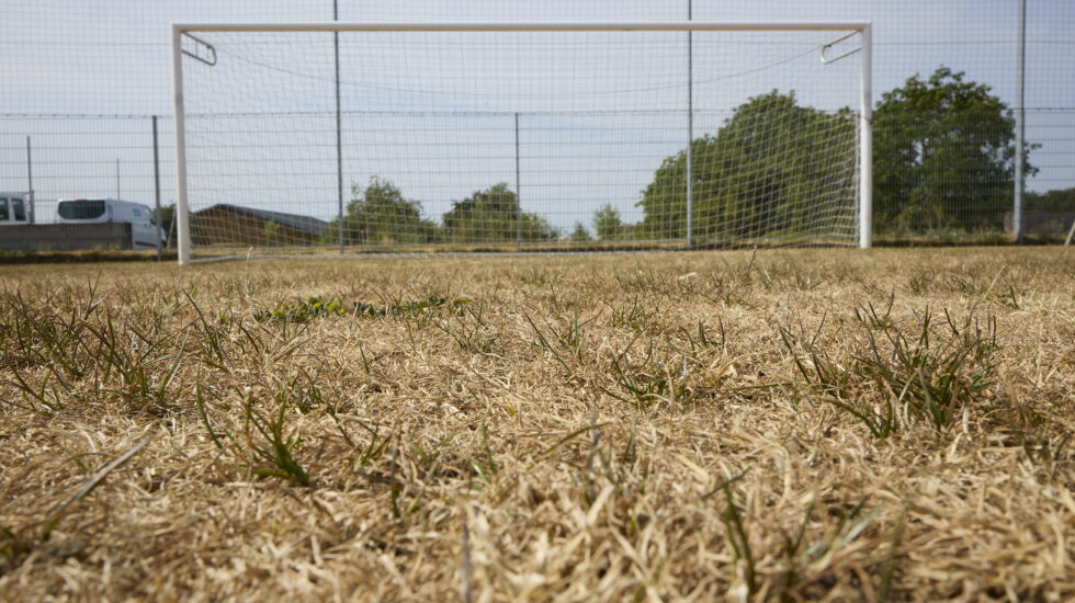 La sécheresse est sans pitié pour les terrains de foot