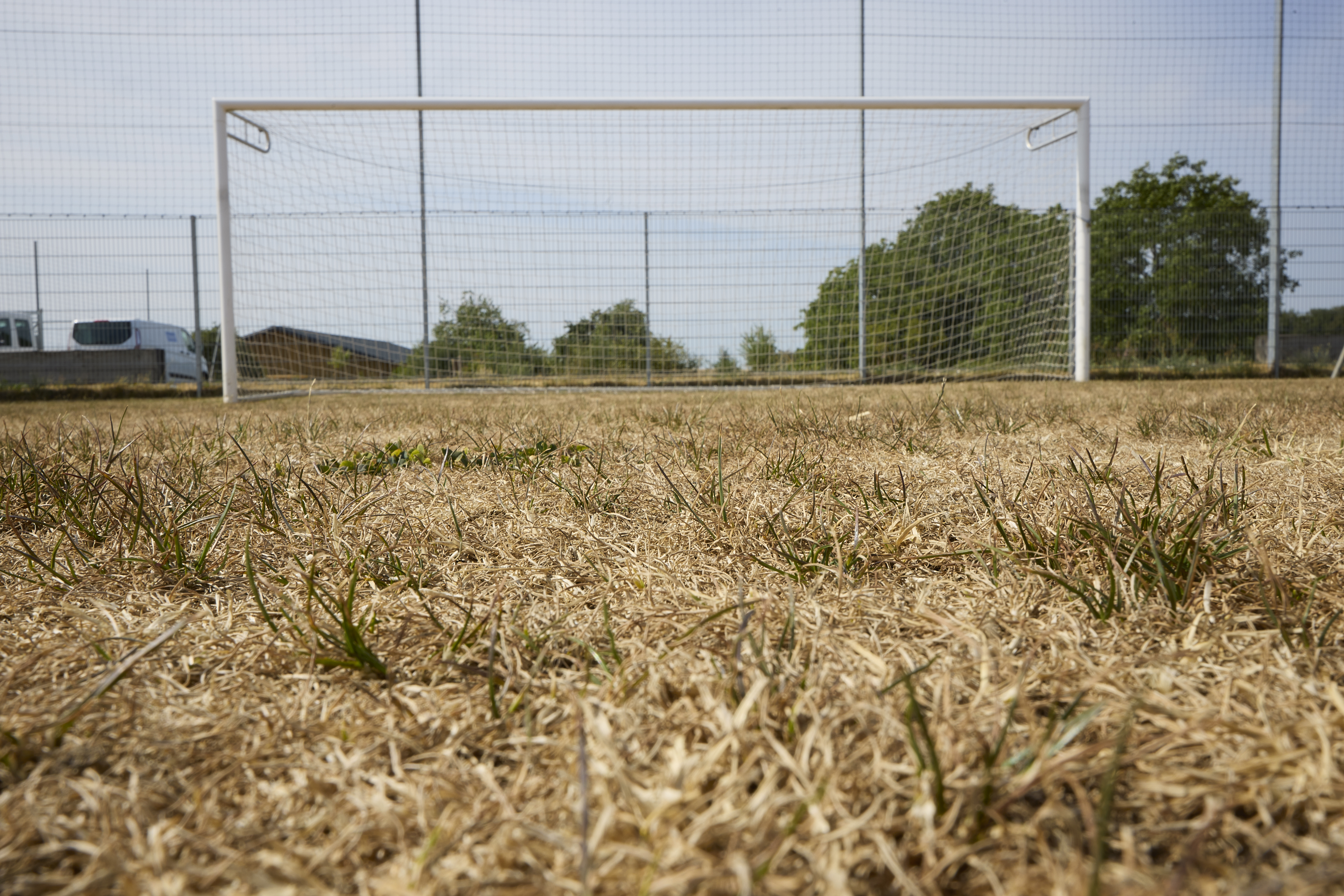 La sécheresse est sans pitié pour les terrains de foot