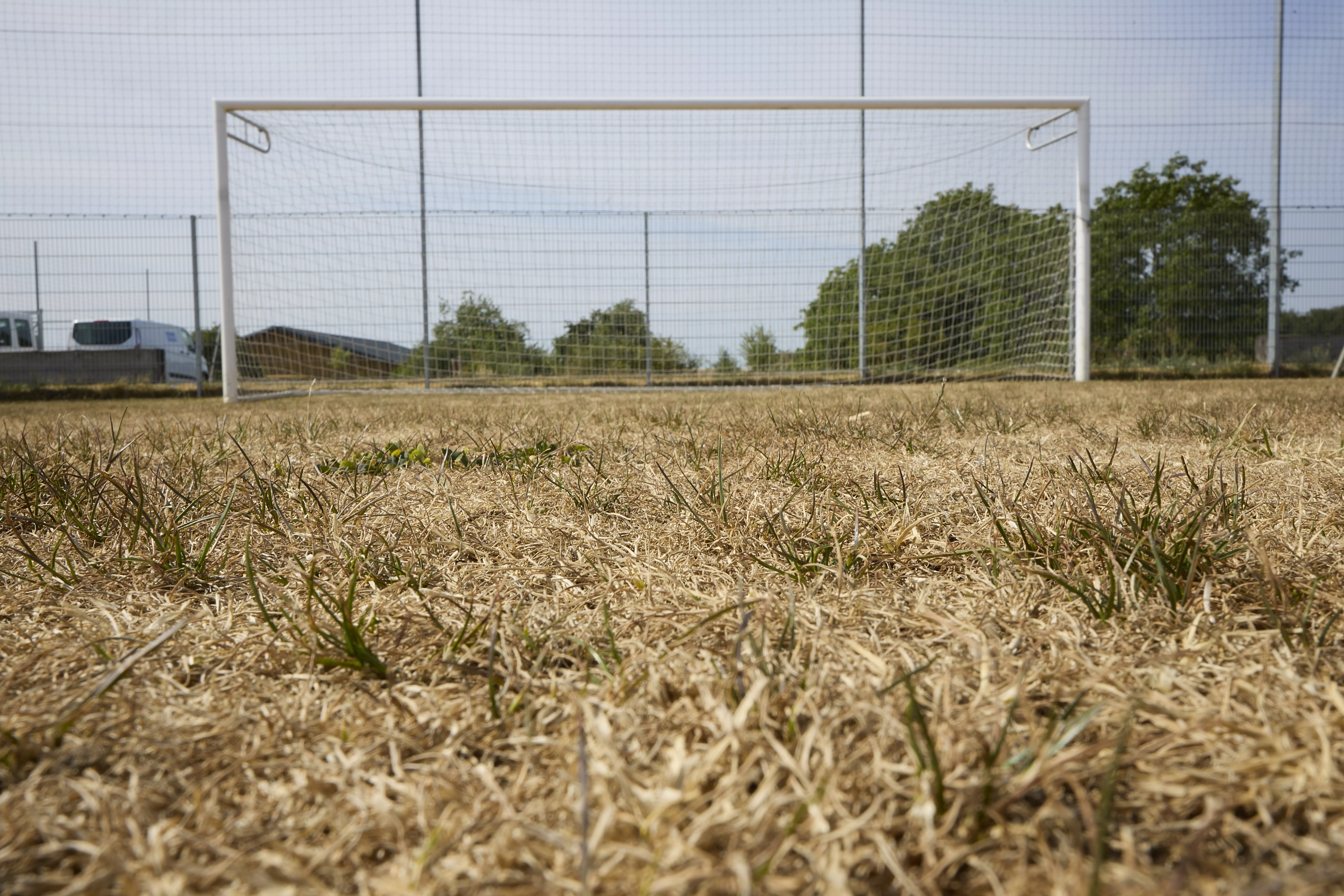 La sécheresse est sans pitié pour les terrains de foot