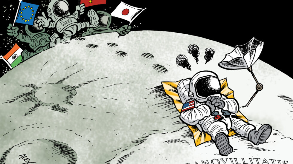 Quand les caricaturistes croquent la Lune et ses conquérants
