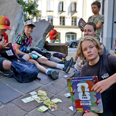 À Morges, la ferveur des cartes Panini gagne les plus jeunes