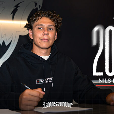 Le Morgien Nils Pasche devient le 3e gardien du Lausanne HC