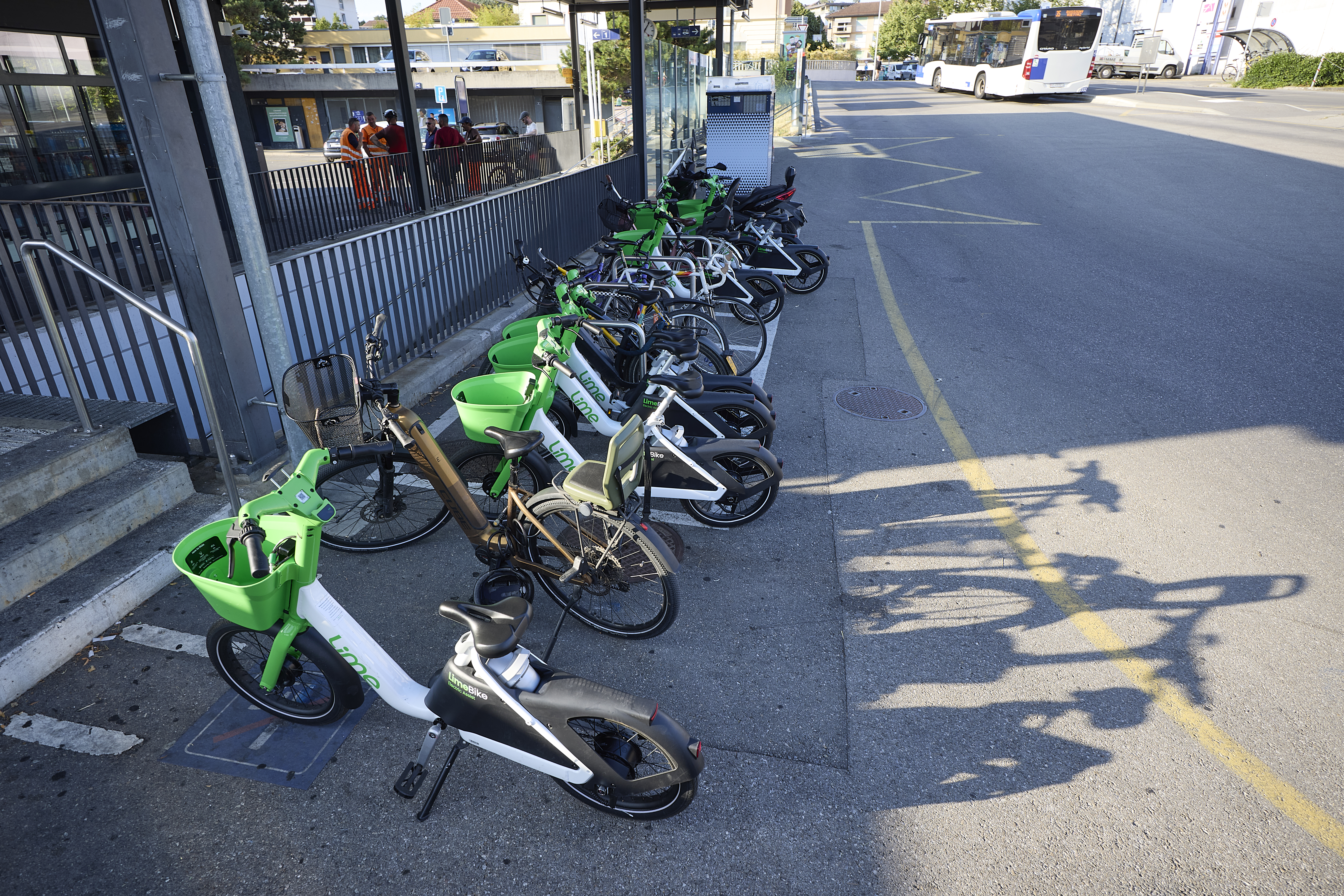 Une flotte de vélos encore en rodage