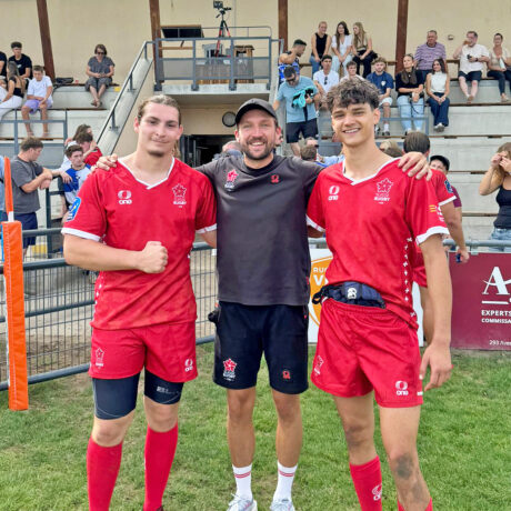 Deux rugbymen morgiens font leurs premiers pas sous le maillot national
