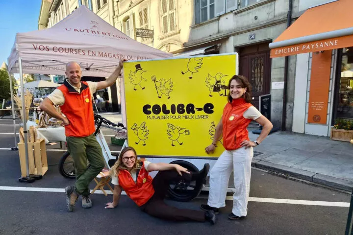 Un service de livraison à vélo pour les commerces de proximité