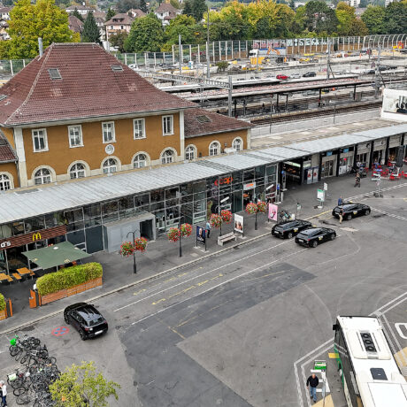 À cause des travaux, tous les commerces de la gare de Morges doivent fermer