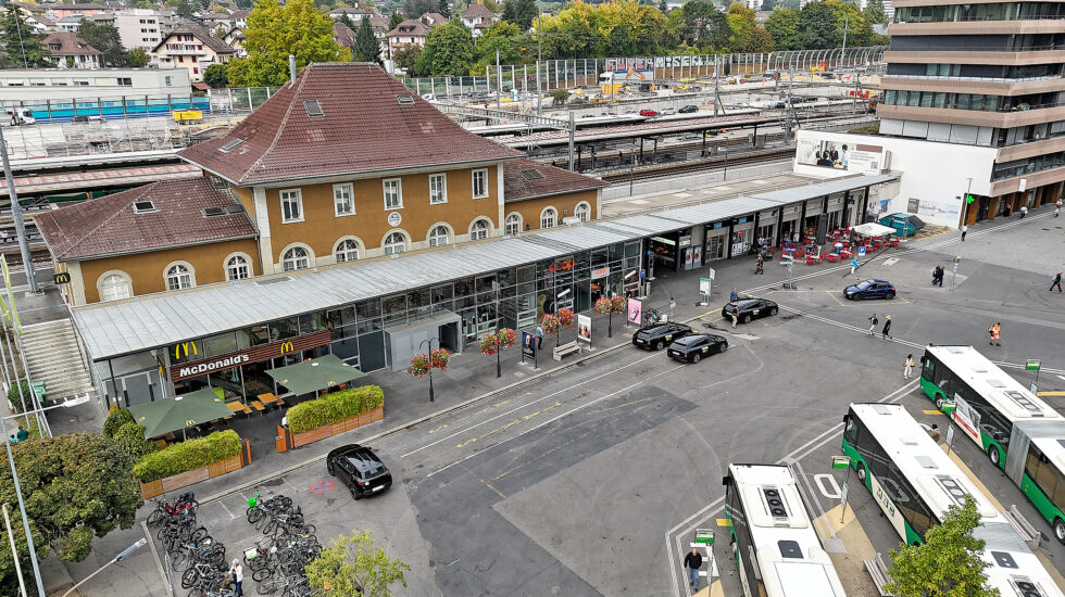 À cause des travaux, tous les commerces de la gare de Morges doivent fermer